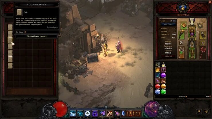 Страницы из дневника сектанта Diablo 3