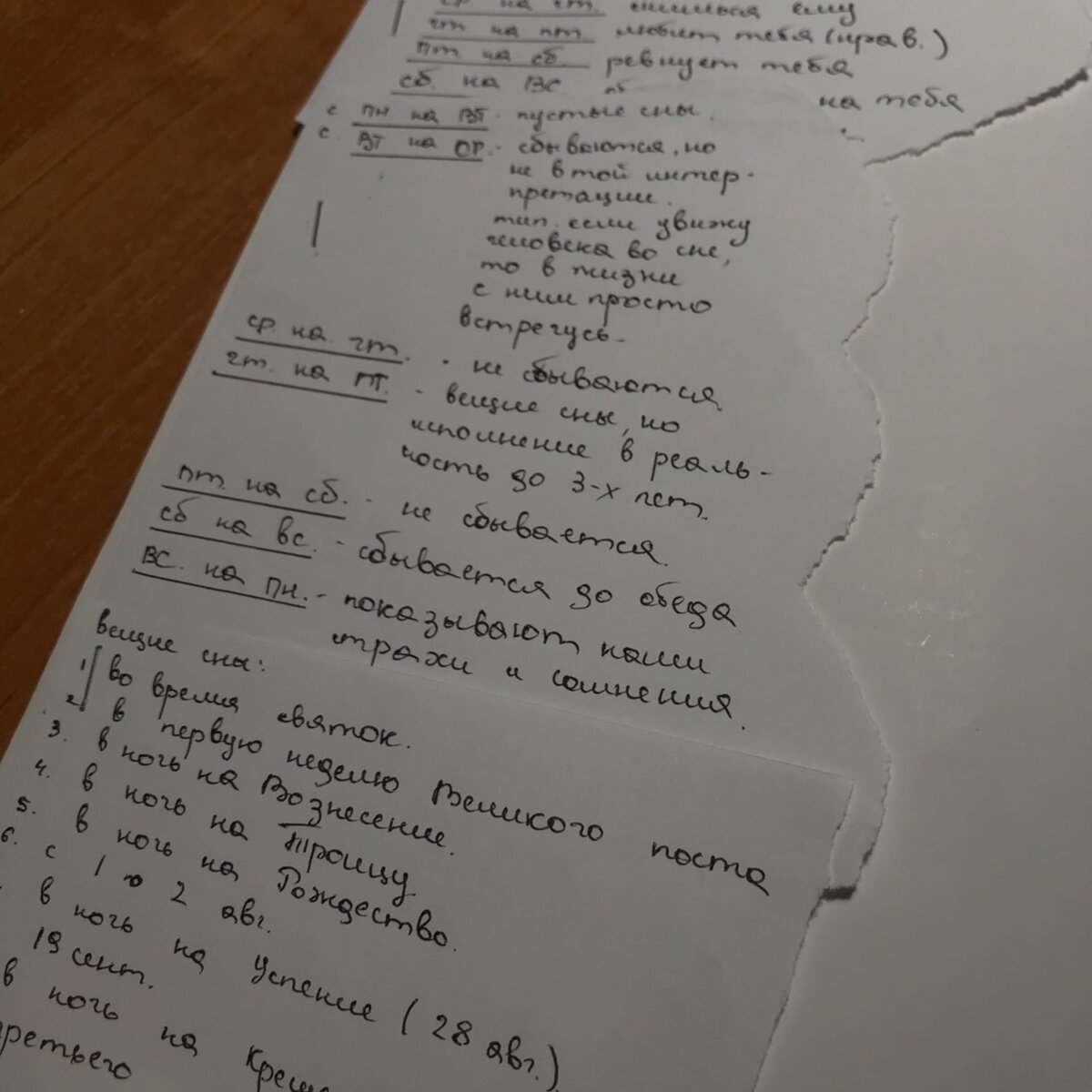 это шпаргалка,так  ориентируюсь в значениях.