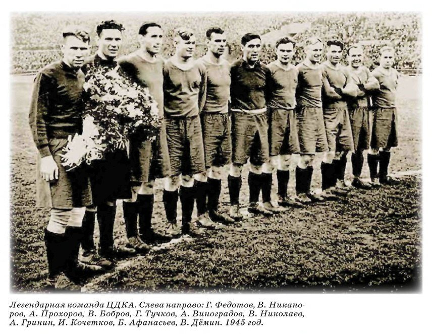 Легендарная команда ЦДКА, 1945 / http://footballinussr.fmbb.ru/