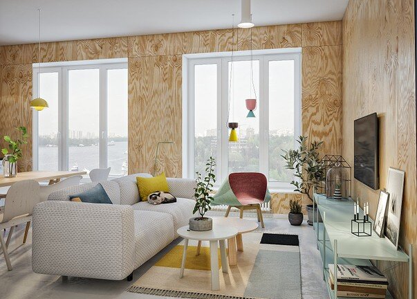 На фото: фрагмент интерьера из проекта, реализованного студией "Точка дизайна" 