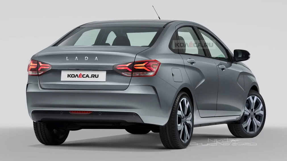 Рендер новой Lada Vesta, фото: Колёса.ру