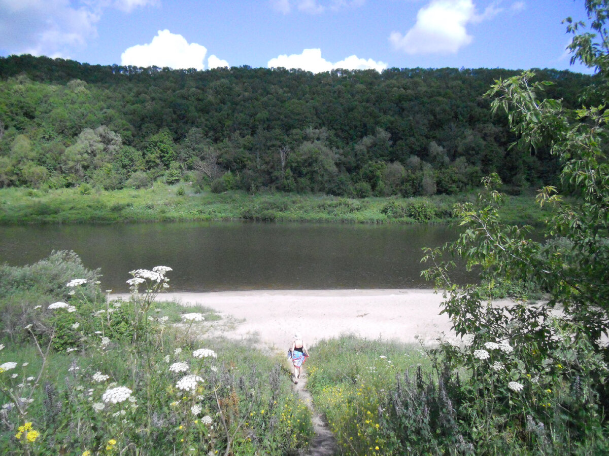 Песчаный пляж на Дону. А рядом-Теплый хутор