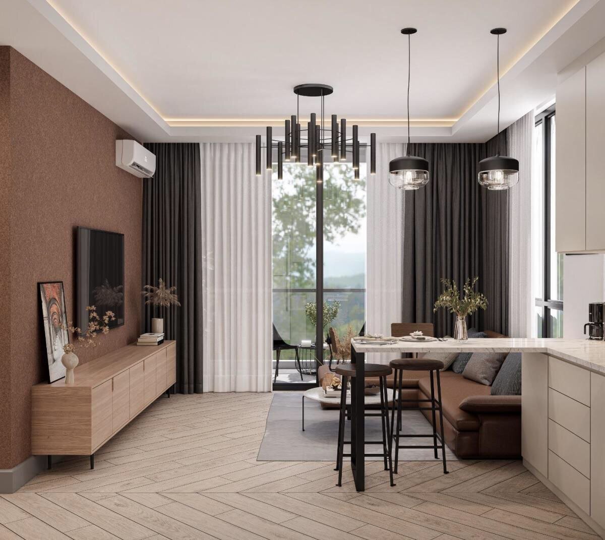 Вот так выглядит проект будущих квартир этого комплекса