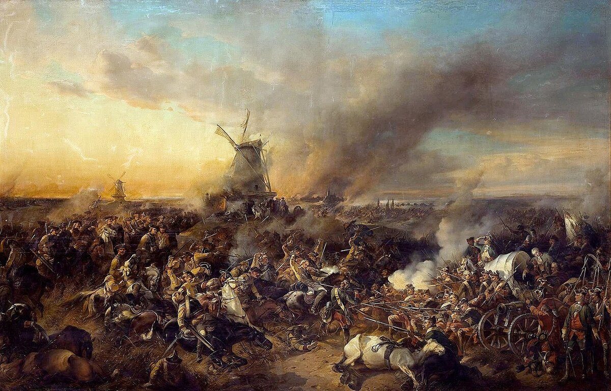 «Цорндорфское сражение», картина художника А.Коцебу, 1852 г