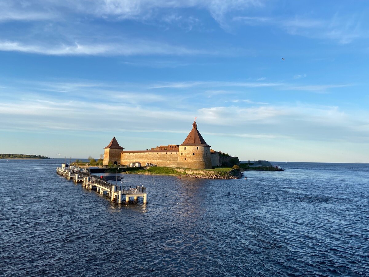 Вид Шлиссельбургской крепости с Невы | Личное фото