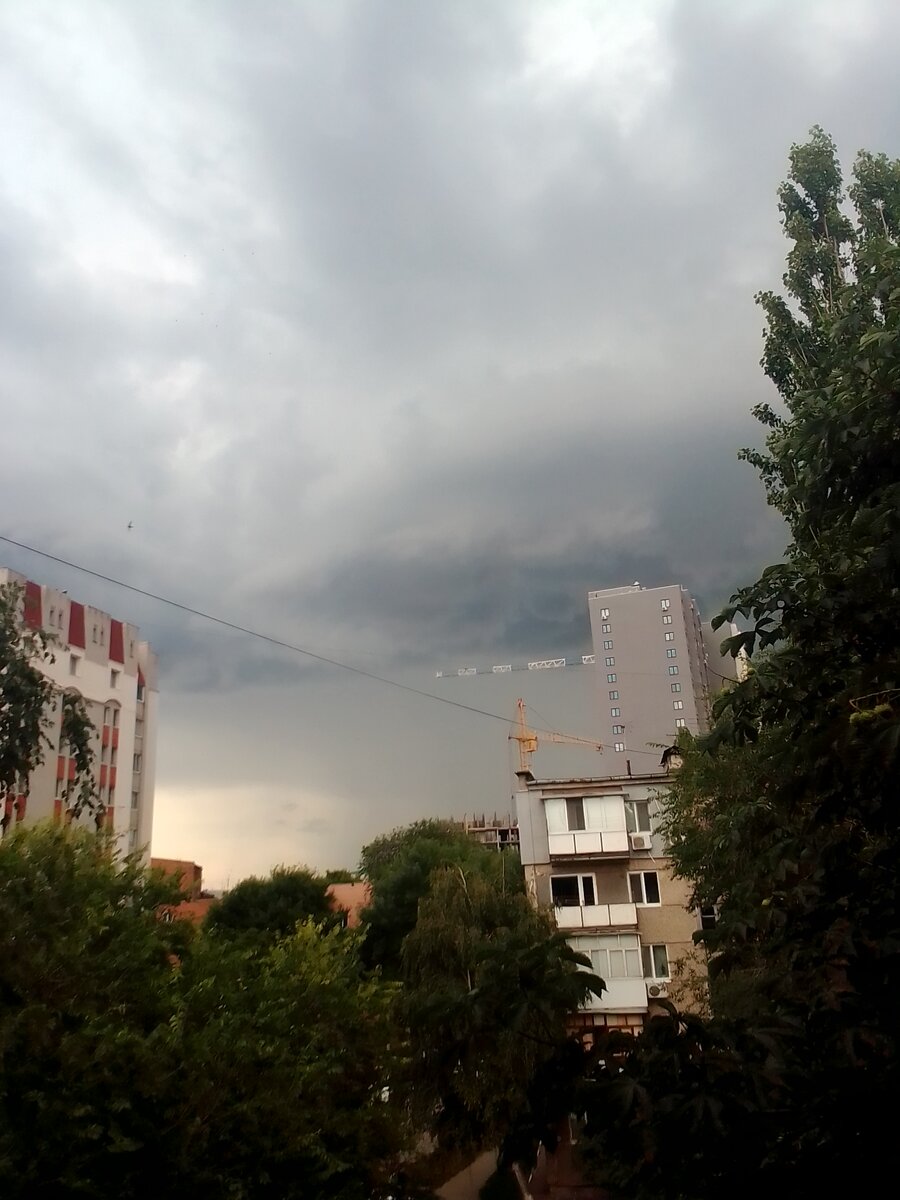 Собирается очередная гроза. Фото автора.