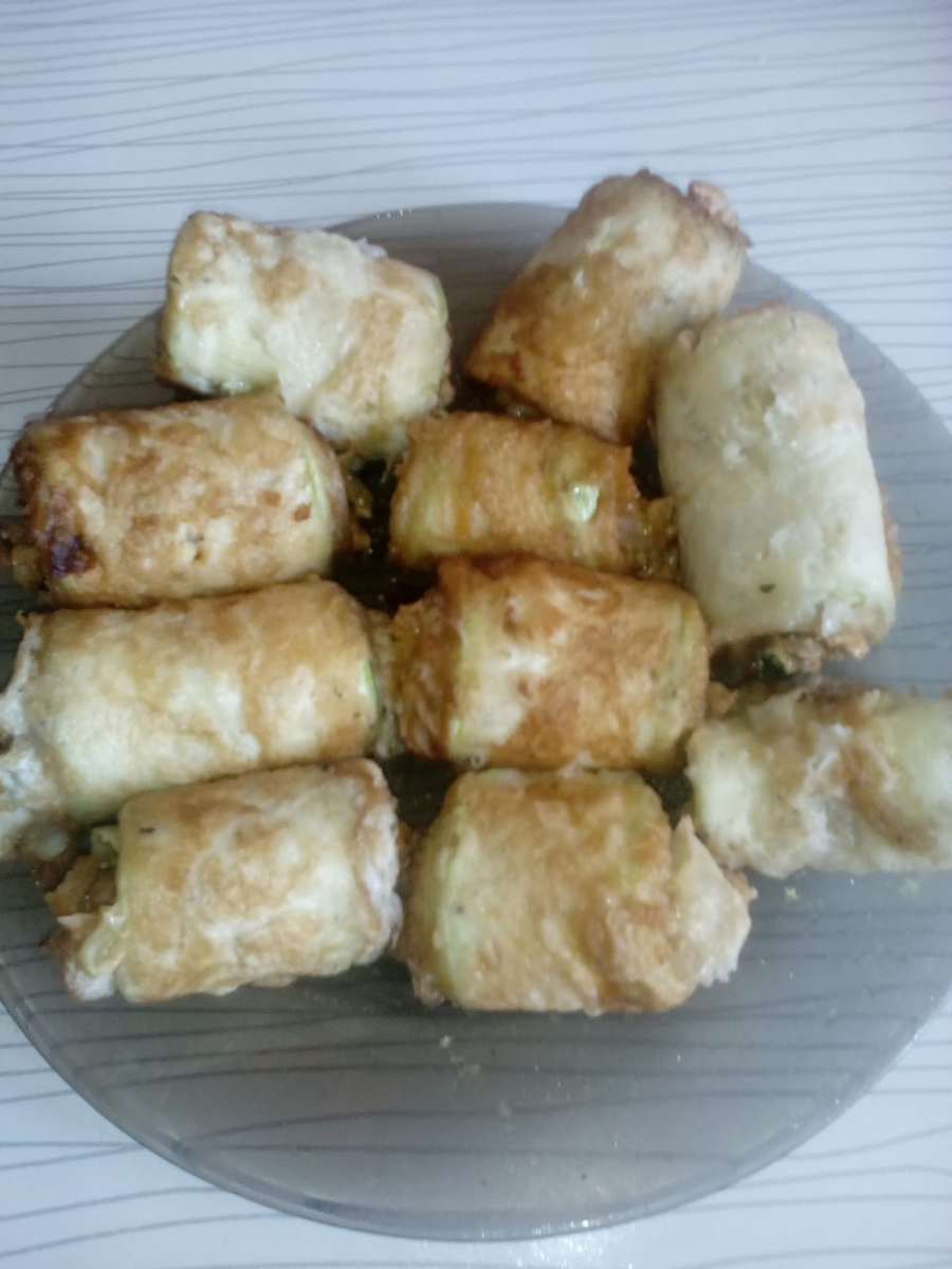 Рецепт из одного кабачка.