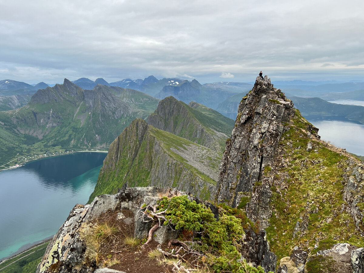 Гора Senja Норвегия