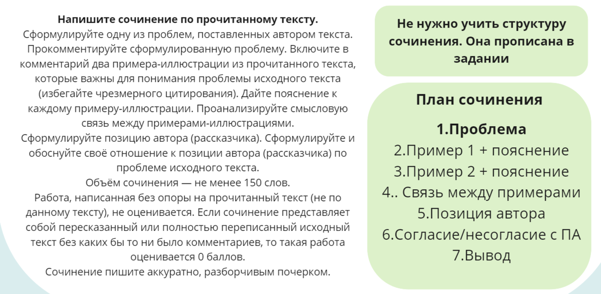 Как написать сочинение ЕГЭ по русскому языку