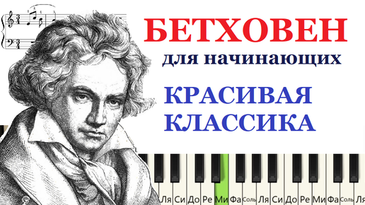 Бетховен на пианино. Буря (Соната 17). КРАСИВАЯ и ПРОСТАЯ версия для начинающих