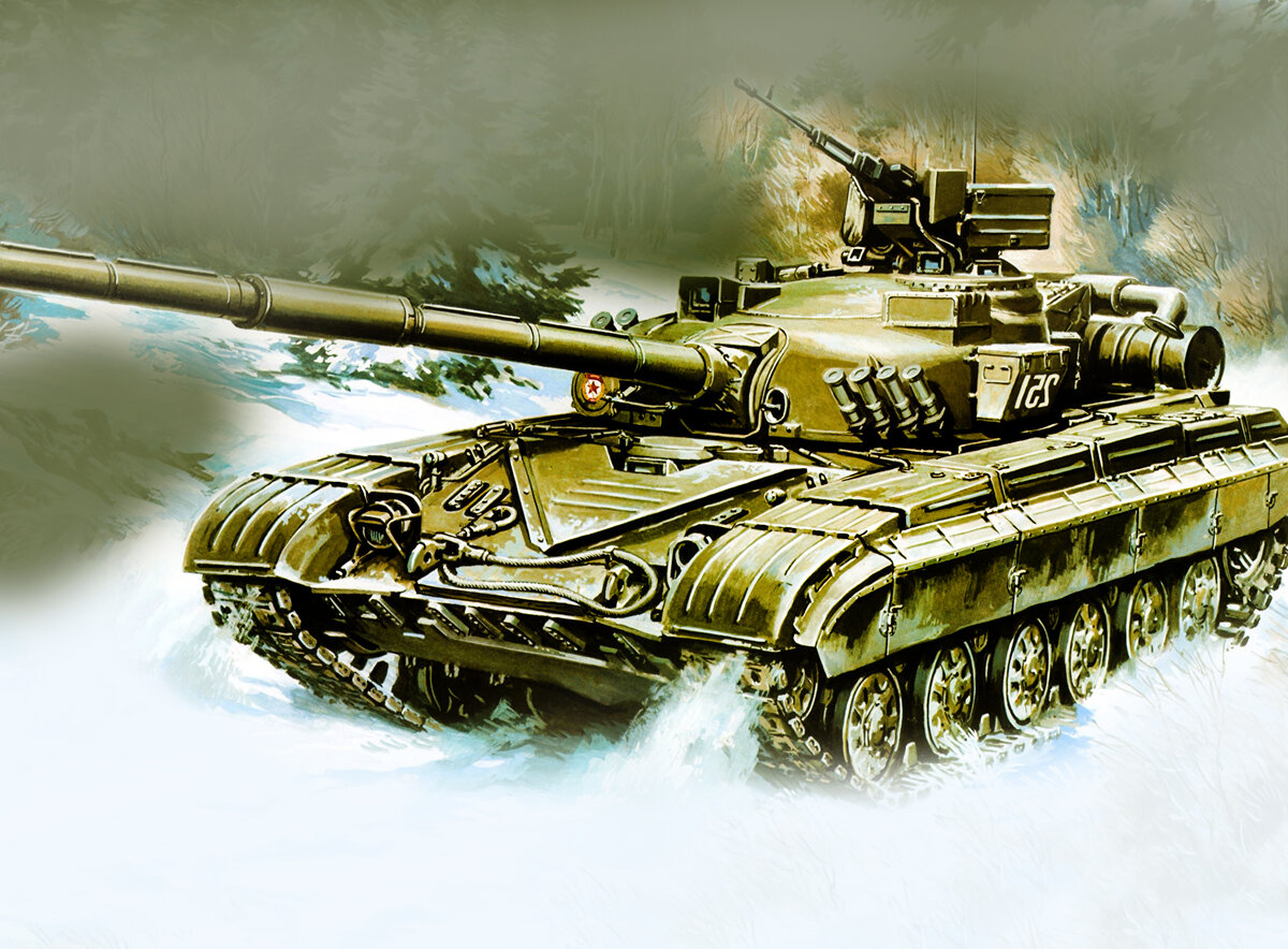 Как нарисовать танк т 64 - 81 фото