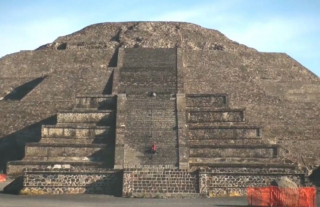 Ступени пирамиды, где проходили ритуалы