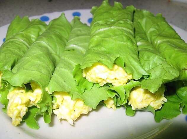 ПП рулеты из листьев салата и сыра – вкусно и полезно для фигуры