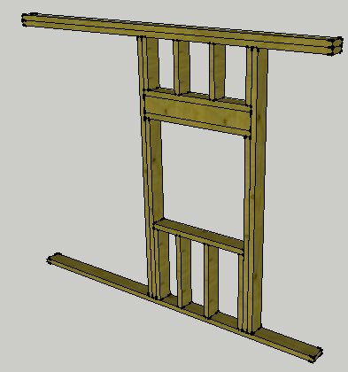 Пример правильного обрамления оконного проема
