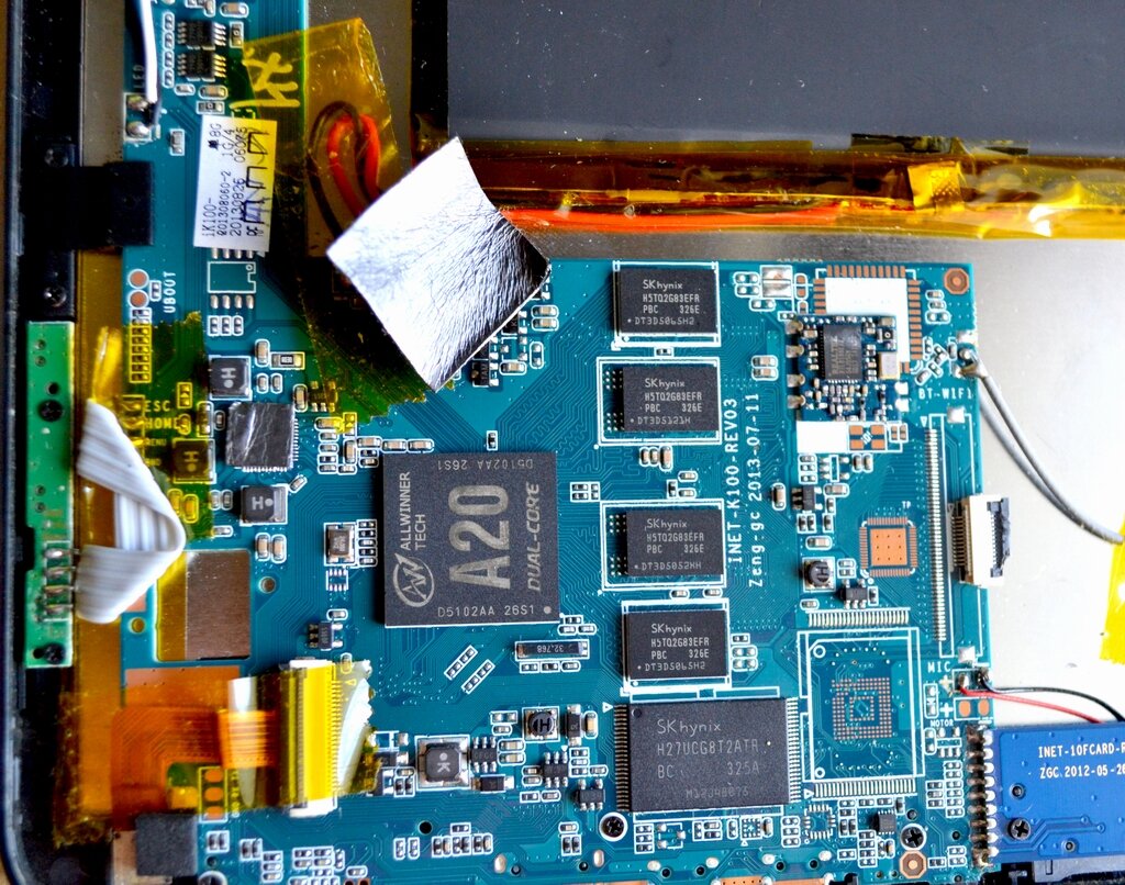Расположение деталей на плате Assistant AP-110