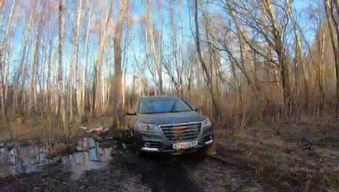 "По бездорожью не ездим, поэтому покупку с полным приводом не рассматривали изначально, но для поездок на дачу по проселочным дорогам, нам вполне хватает переднего" - сказал мой сервисмэн.  На анимации пример того, на что способен полный привод.