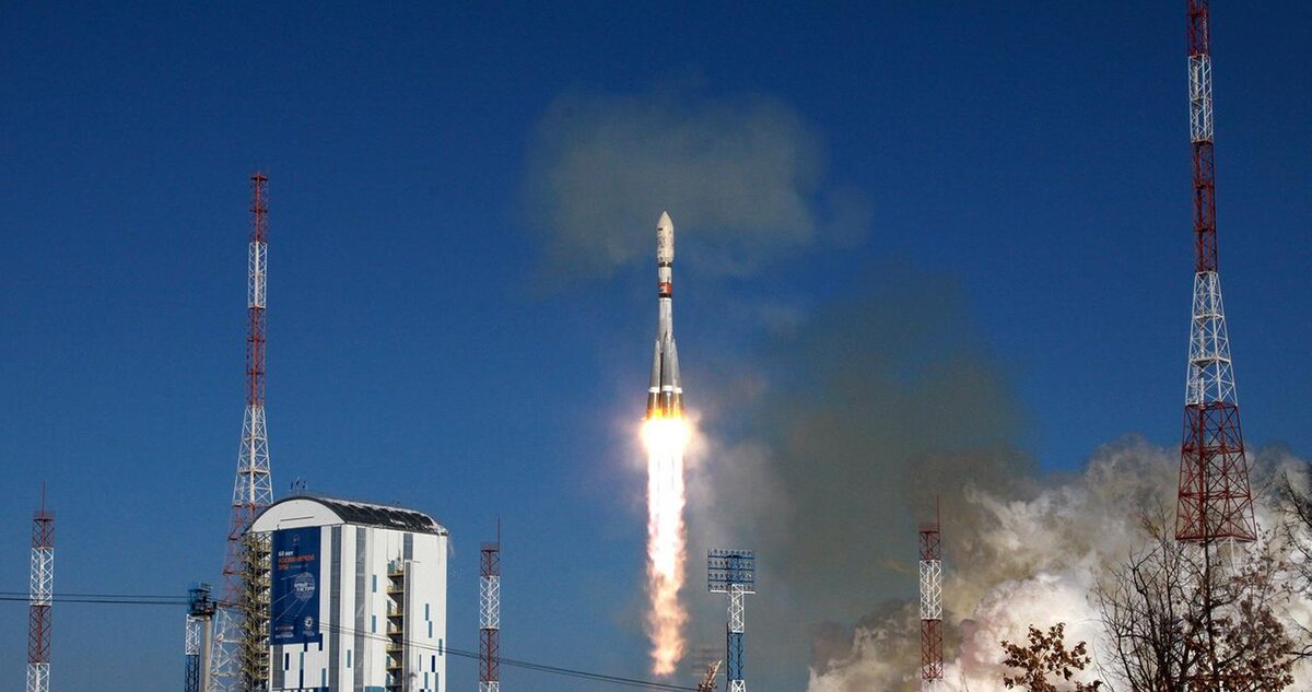 СТАРТ "СОЮЗА-2.1А", 2018 ГОД. ФОТО ПРЕСС-СЛУЖБЫ РОСКОСМОСА