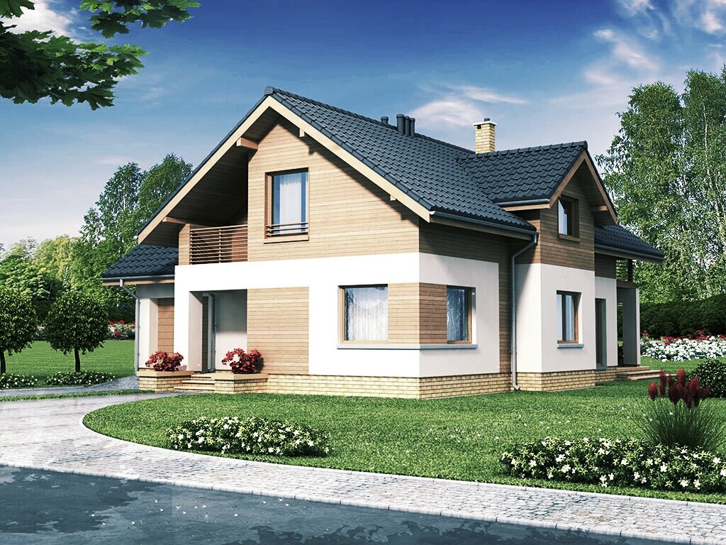 Задний фасад.