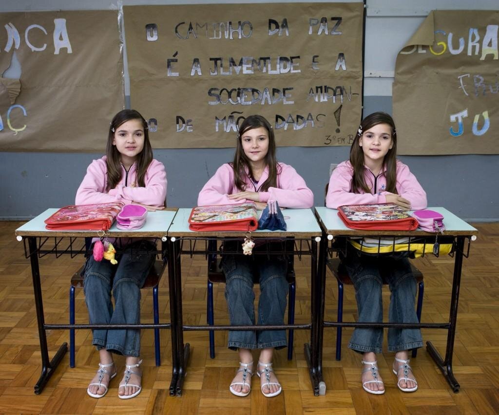 Дайяна, Даниэль и Дениз. 11 лет.