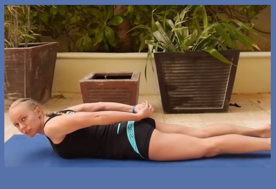 Упражнение показывает Александра Бонина