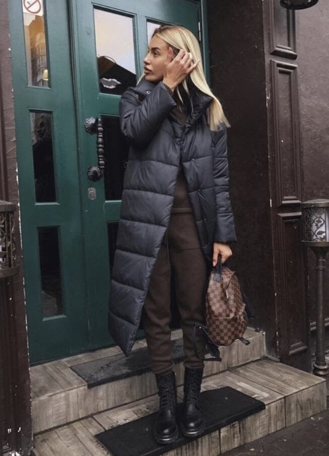 Пуховик - пальто 