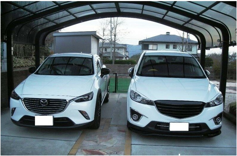 Мазды СХ3 и СХ5 сравнение спереди