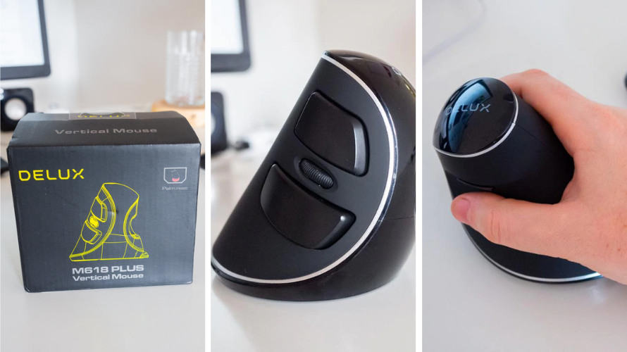 Реальное фото вертикальной мышки