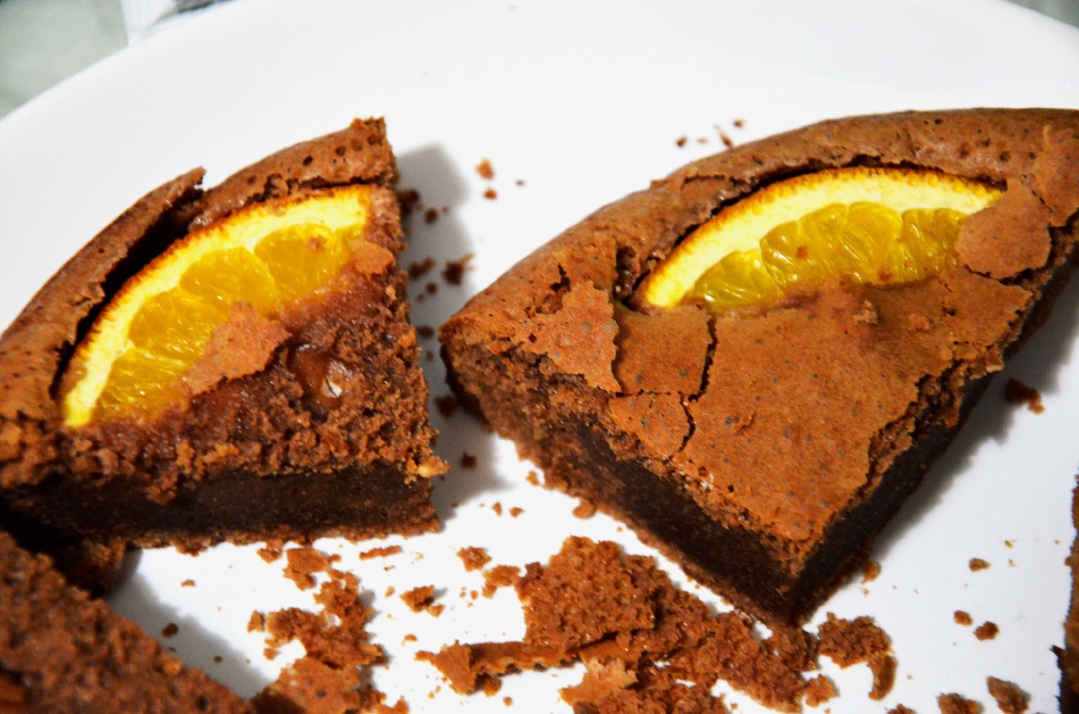 Брауни с апельсином