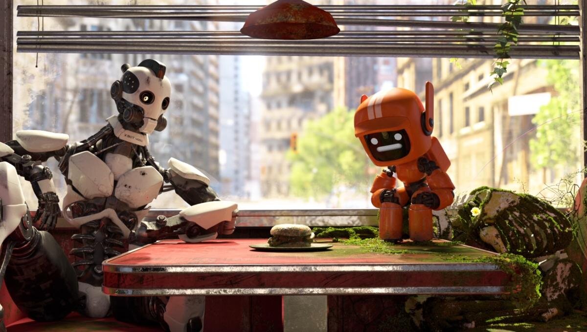 Роботы в кафе