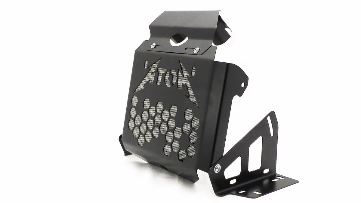 Вынос радиатора откидывается практически на 90 градусов