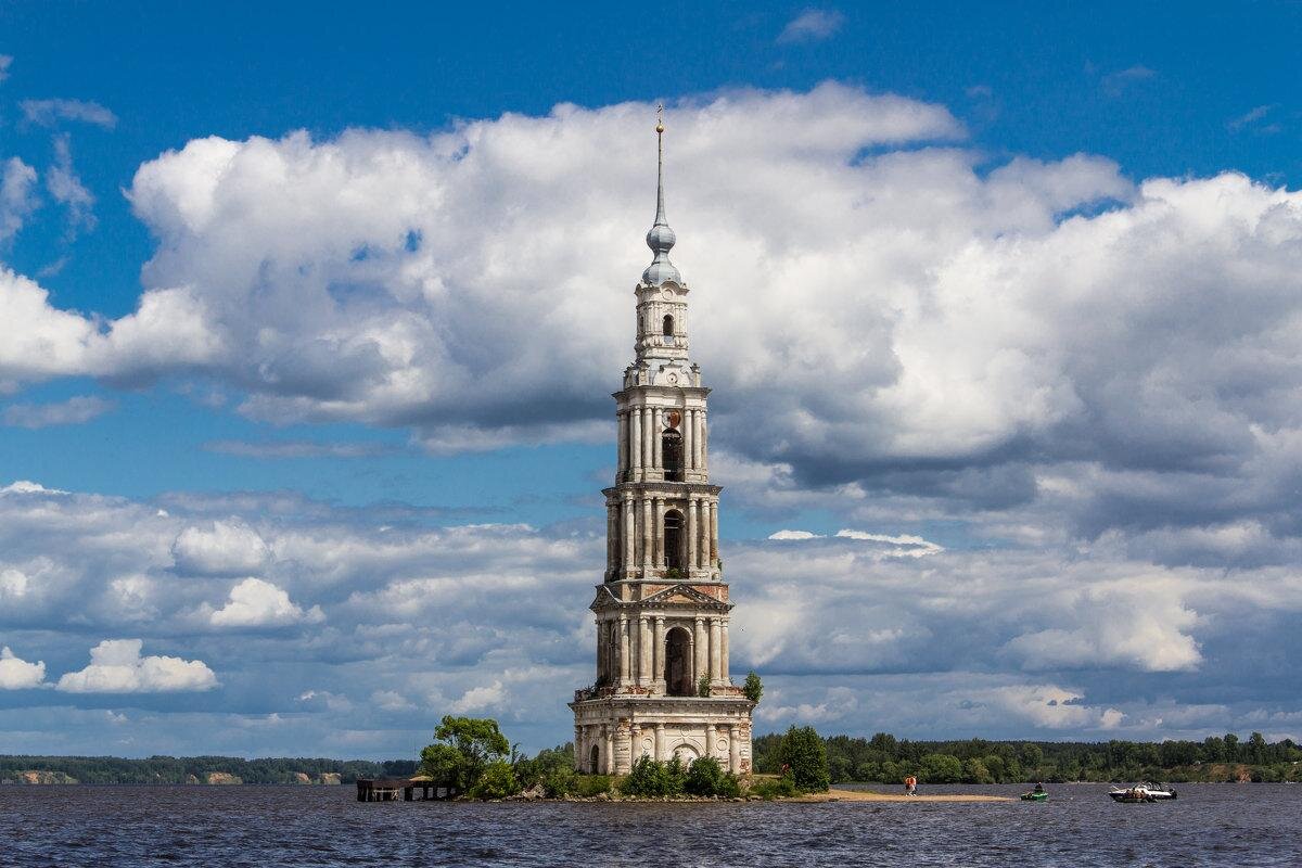 Колокольня Рыбинское водохранилище