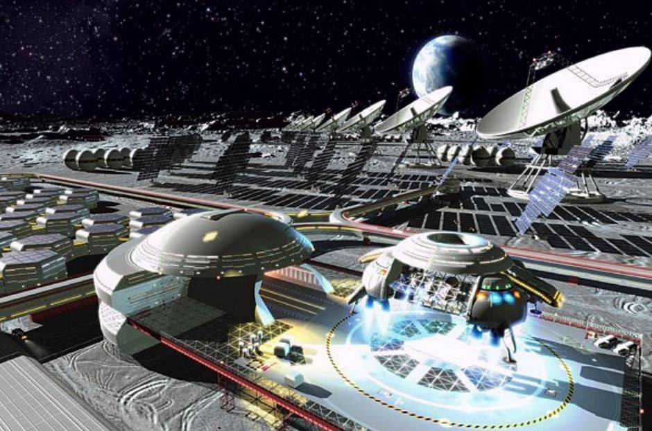 Лунный город (недалёкое будущее)