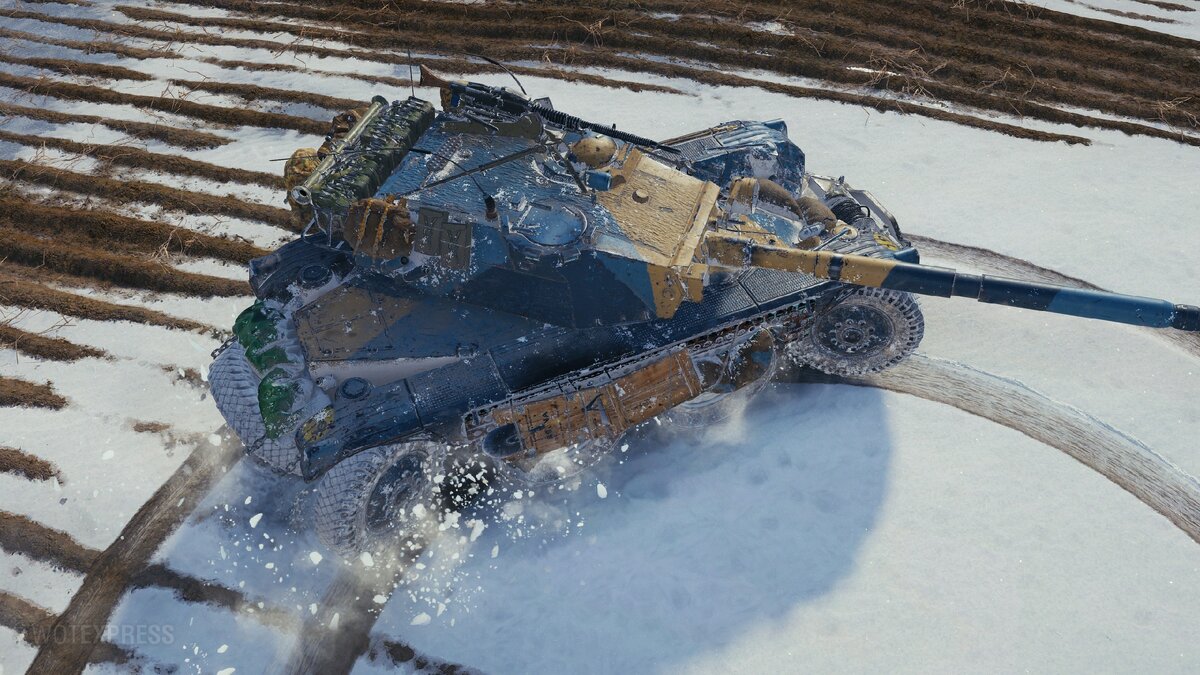 3D-стиль для танка Panhard EBR 105 Трамонтана
