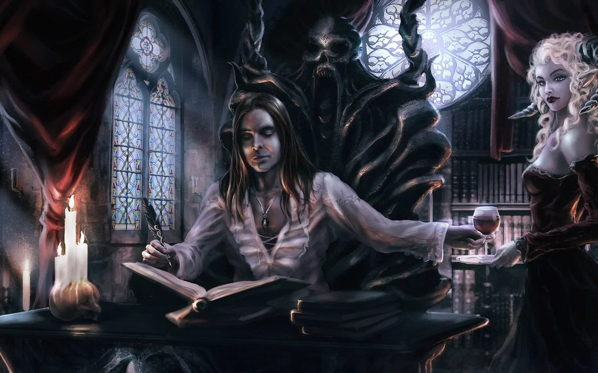 Темная ученица архимага читать. Нахема демон вампир.