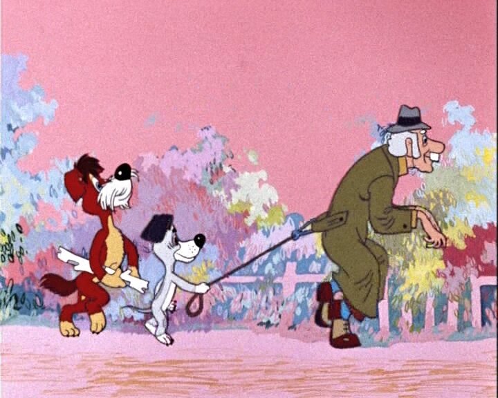 Советский м/ф "Бобик в гостях у Барбоса" 