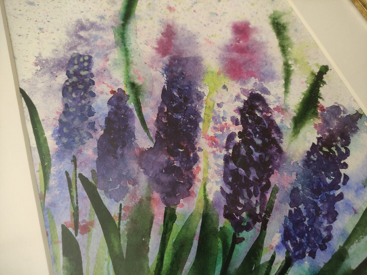 Вышивка и акварель. Вышивка это возможность самореализации для тех кто хочет, но не может рисовать