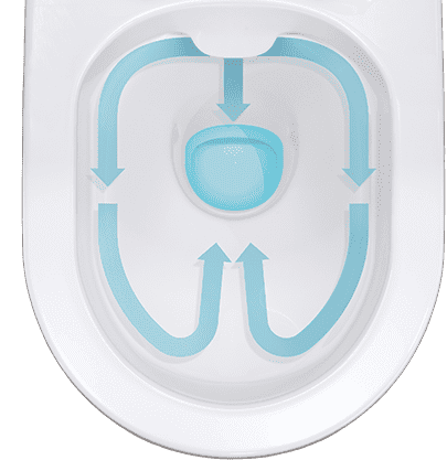 Безободковый унитаз 