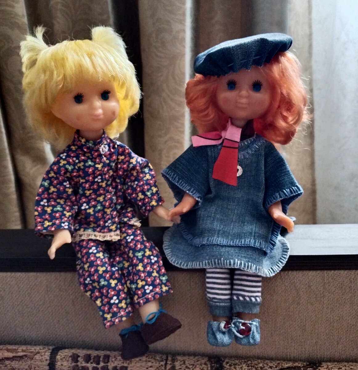 Куклы СССР Кирово - Чепецкой фабрики (ПО "Вятка"). Шарнирные куклы автора. Фото автора. 