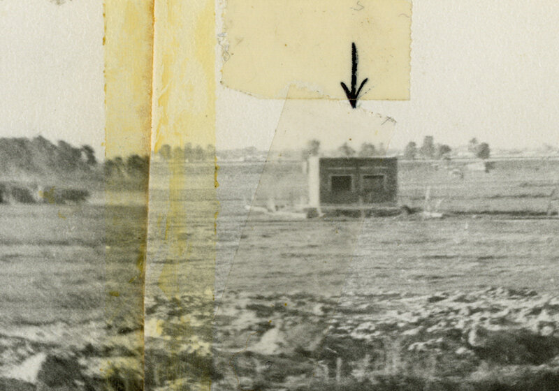 Панорамный снимок дома на улице Гарибальди, где жил Адольф Эйхман (фото из оперативного журнала)