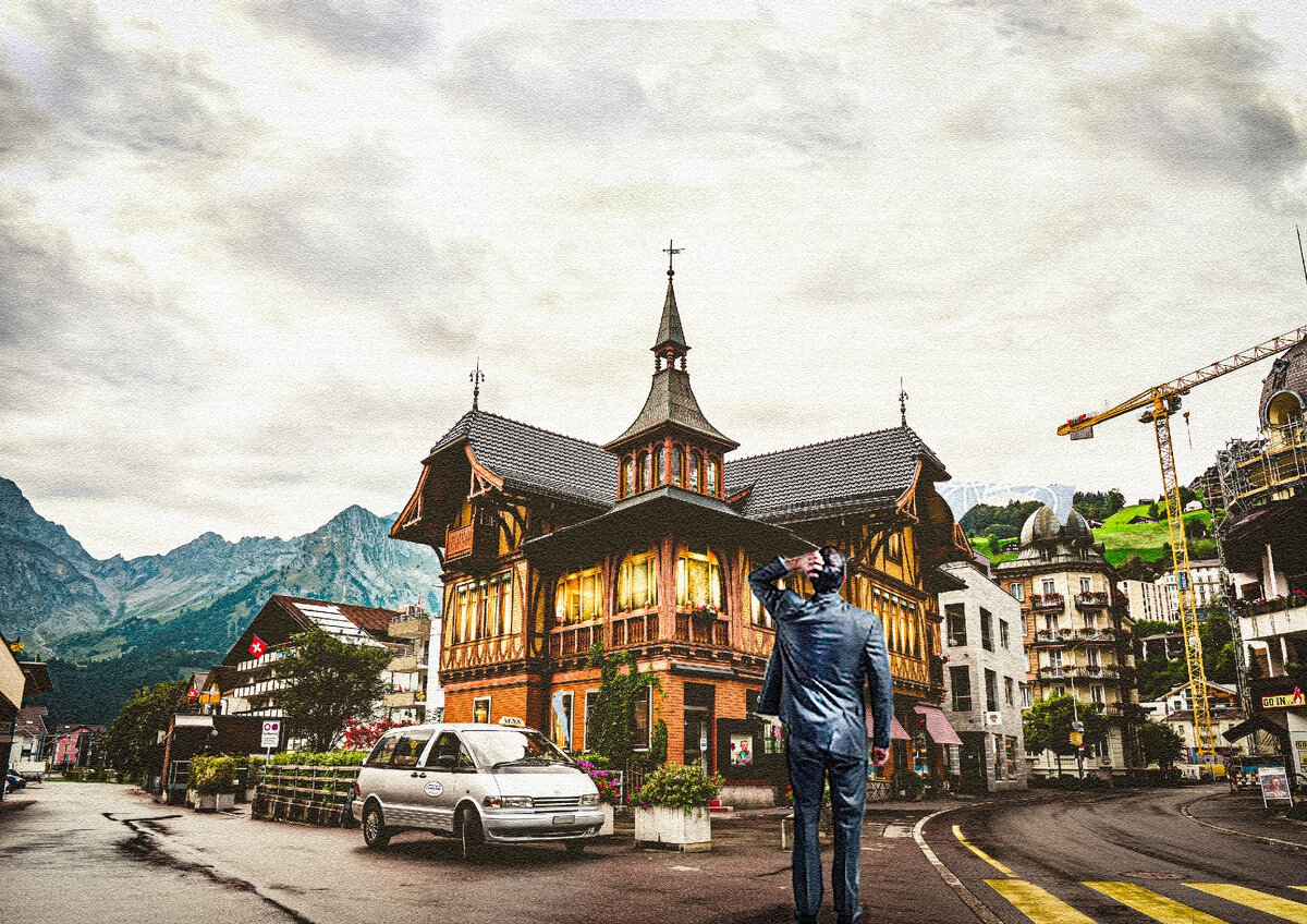 Пустынный город. Композиция автора.