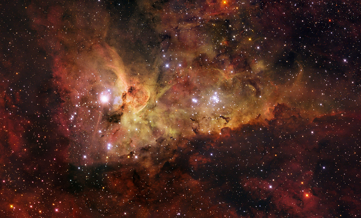 Хочу чтоб звезда. Туманность NGC 3372.
