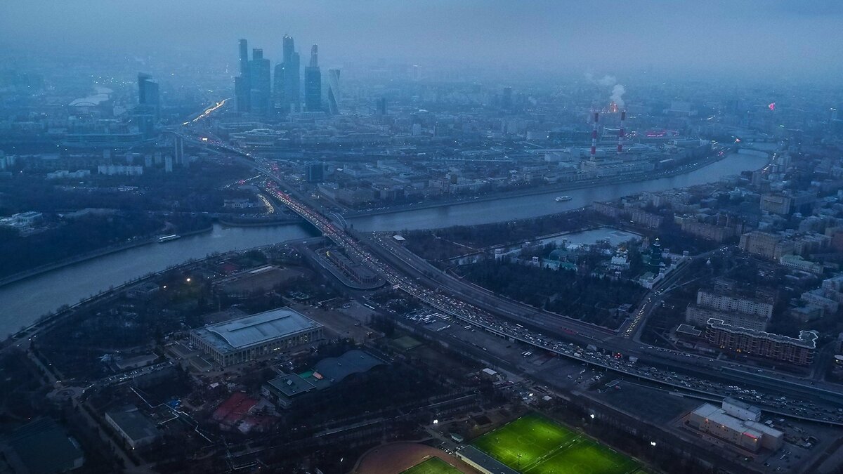    Вид на Москву с высоты птичьего полета© РИА Новости . Алексей Куденко / Владимир Сергеев