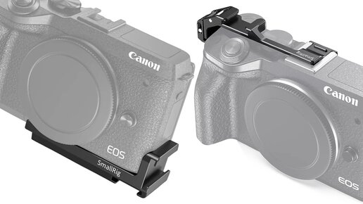 Верхняя и нижняя площадки с холодным башмаком от SmallRig для Canon EOS M6 Mark II BUC2517 BUC2627