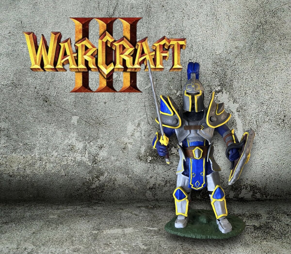 Lordaeron Footman Из полимерной глины в моем исполнении
