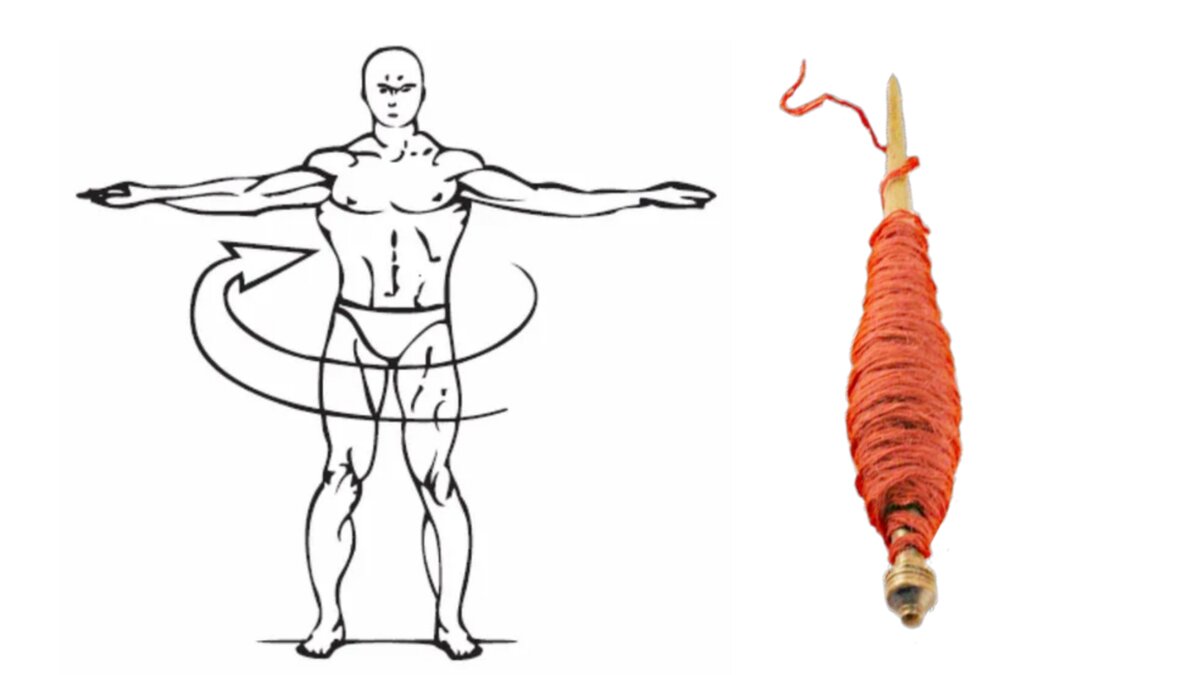 Крутимся то по часовой стрелке, то против, поочерёдно 