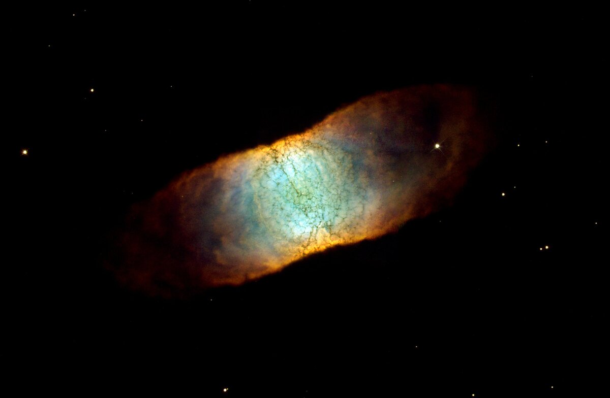 Планетарная туманность Небула Ic 4406. Снимок сделан космическим телескопом Хаббл
