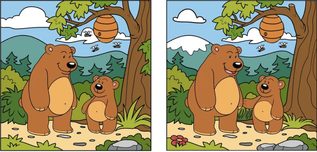 Найди 5 от 50. Find the differences. Найди отличия лес. Spot the difference. Find differences pictures for Kids.