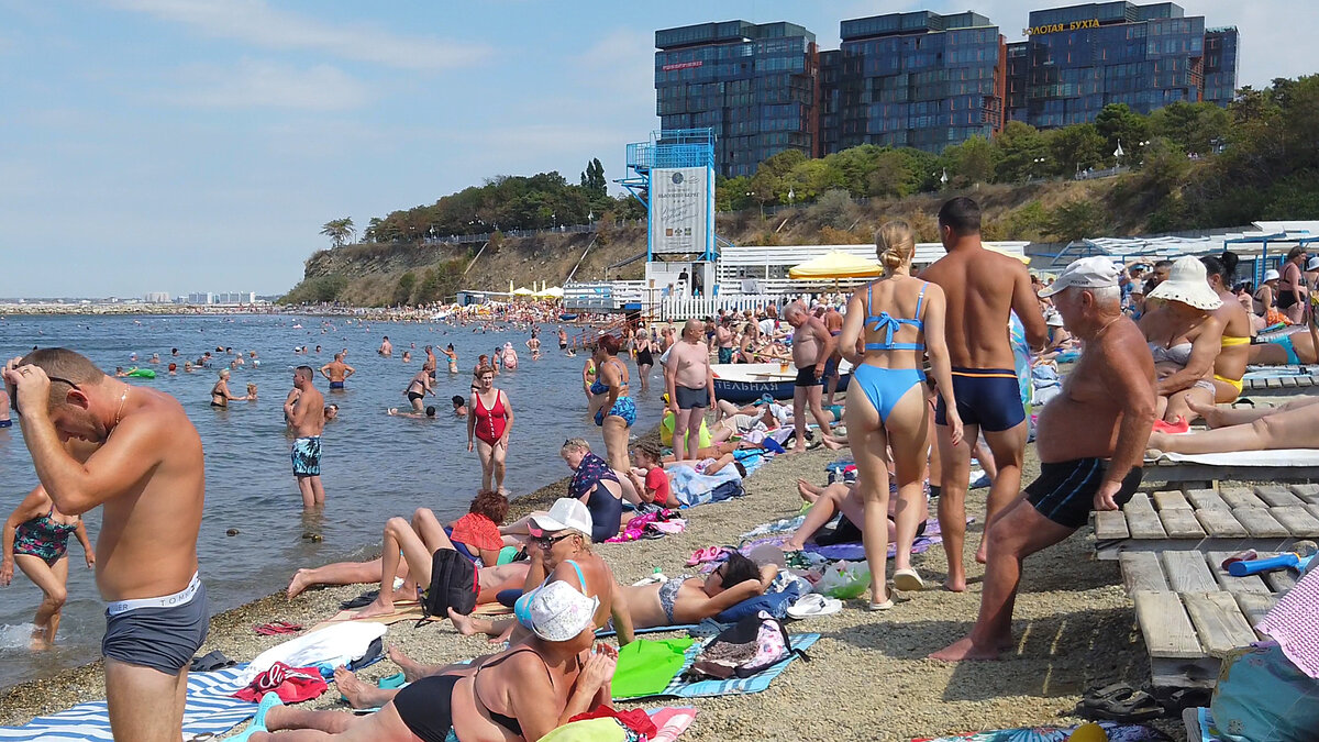 Анапа. Пляж «Высокий берег» в сентябре😲. Чистое море и красивые виды |  Анапа Сити | Дзен