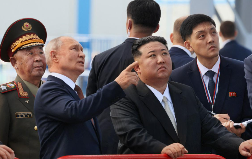 Владимир Путин и Ким Чен Ын