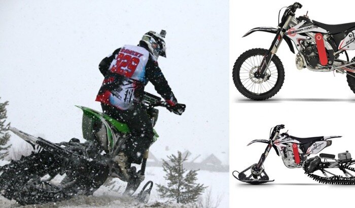 Новый сноубайк для любителей погорячее.